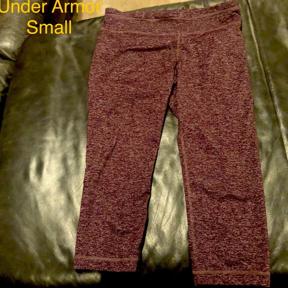 Under Armor Capri in Rich Purple